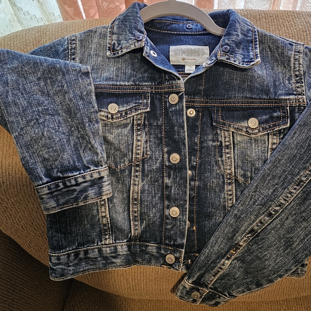 Gymboree denim cropped jacket